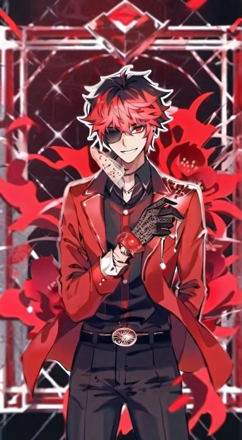 ai character: Alastor x you  background