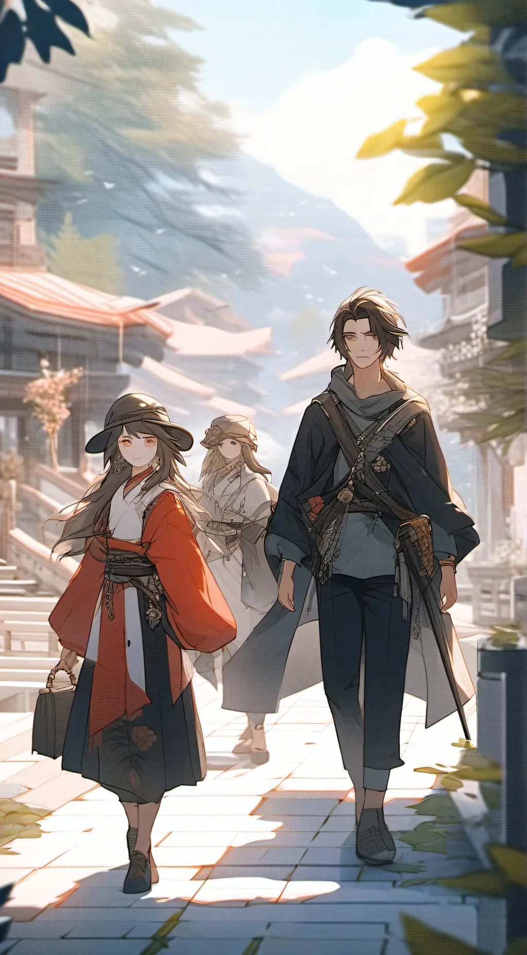 ai character: hashira fantasyAU background
