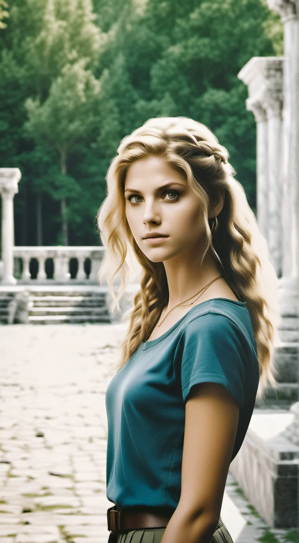 ai character: Annabeth kidnapped background