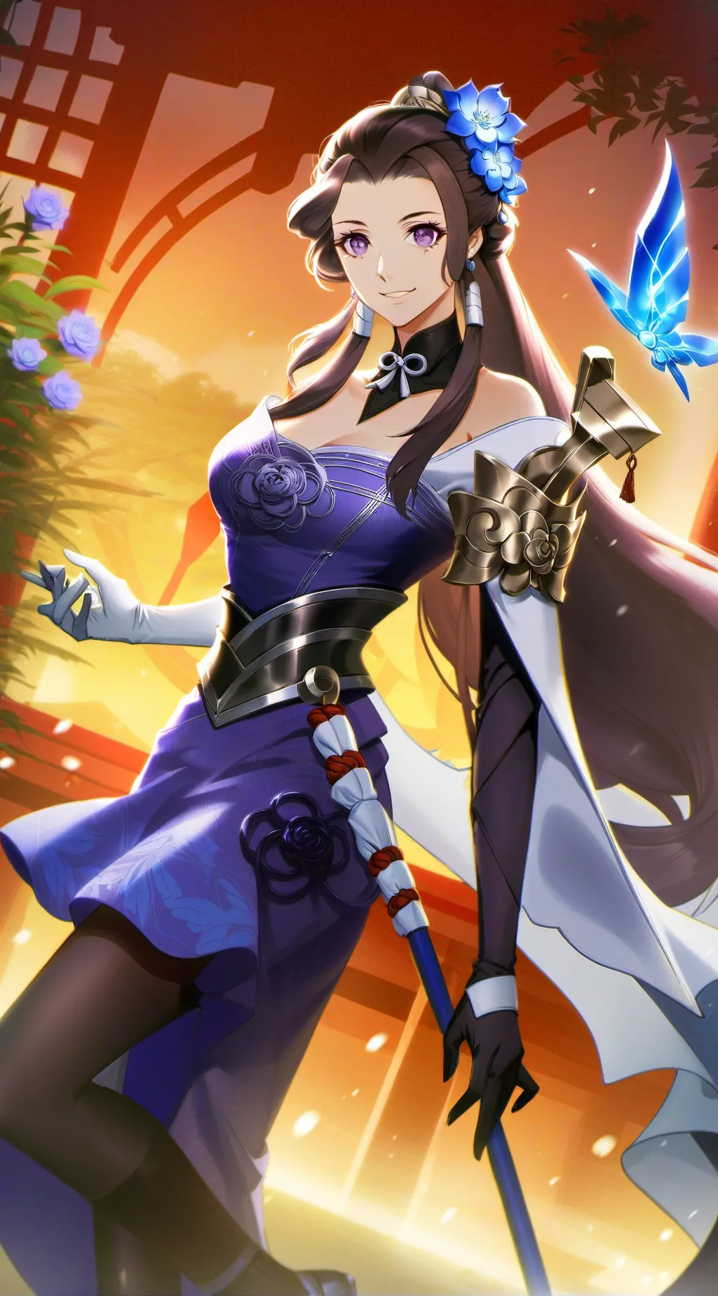 ai character: Vita Clotilde  background
