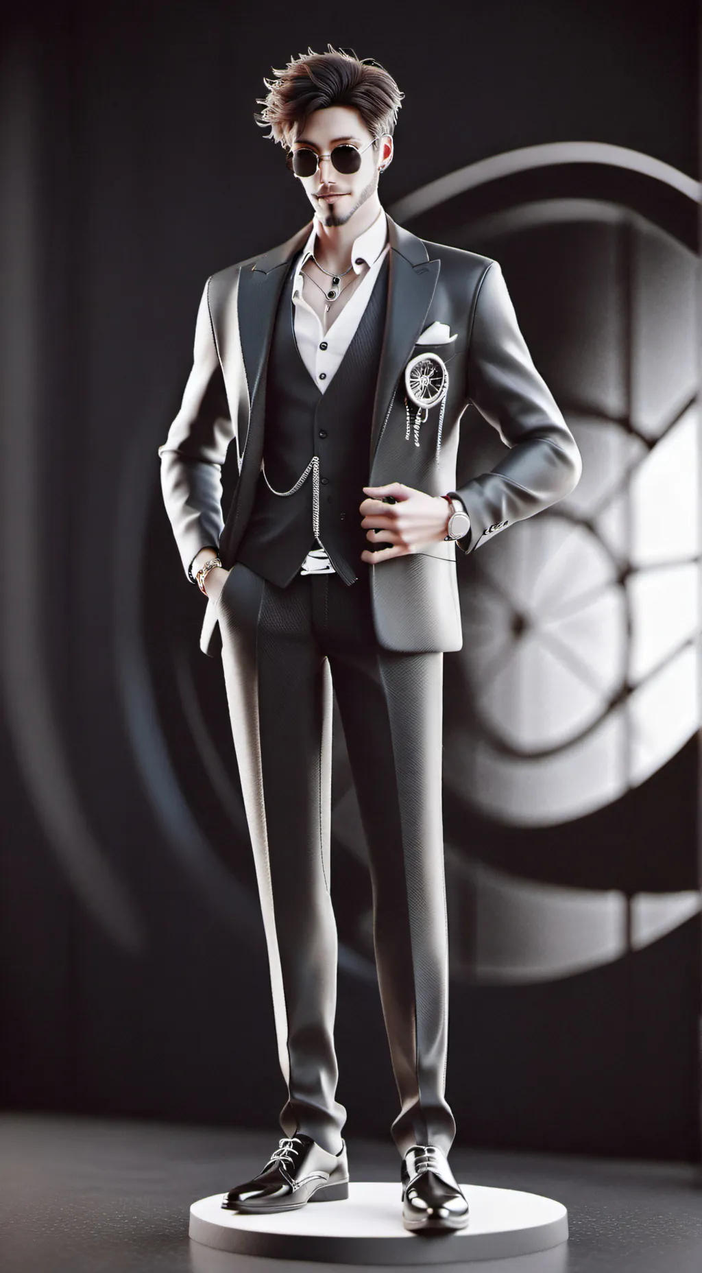 ai character: Hyunjin background