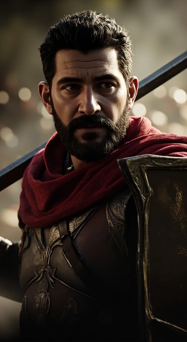 ai character: gladiador  background