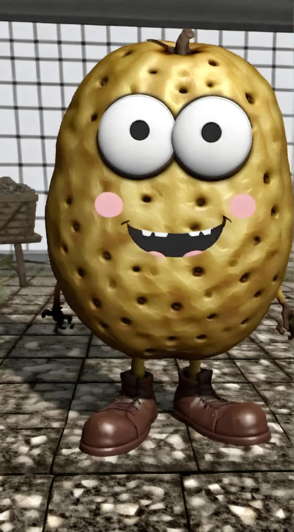 ai character: Potato background