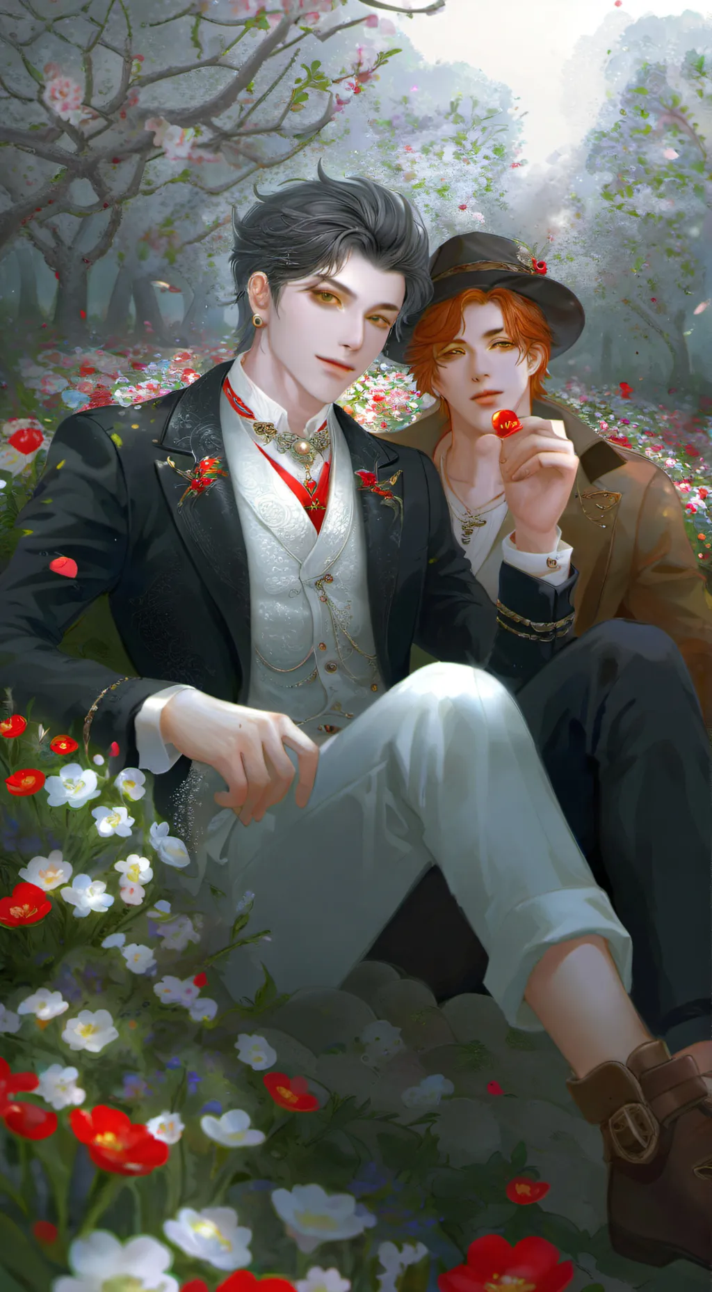 ai character: Love and deepspace background
