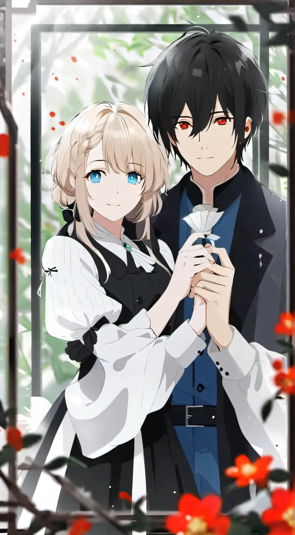 ai character: Matthieu et Lucie background