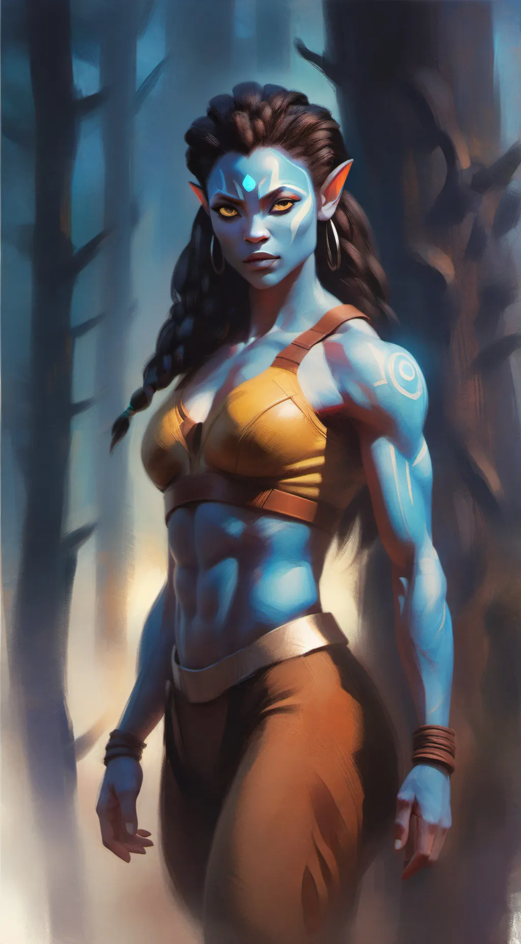 ai character: Neytiri 9863368843 background