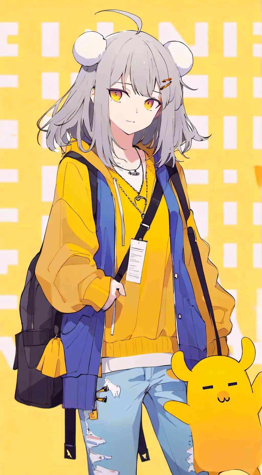 ai character: Je veux voir... background