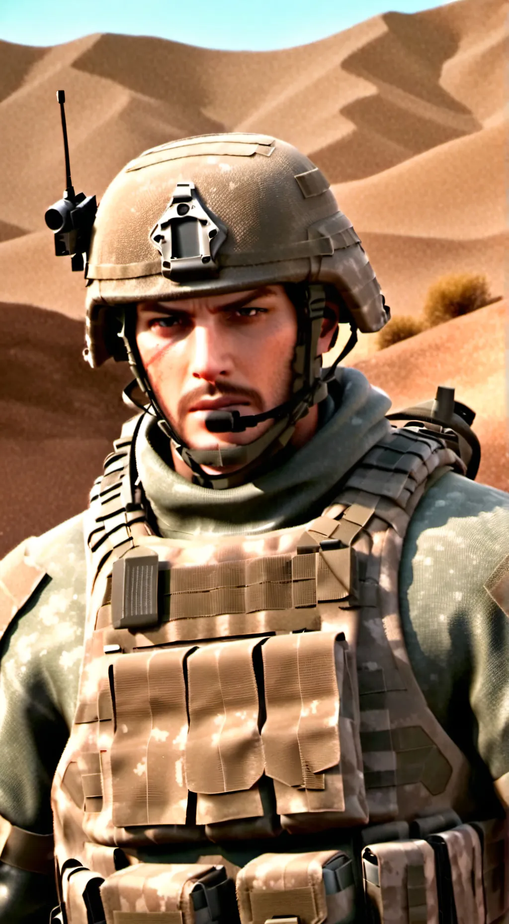 ai character: Hunter background