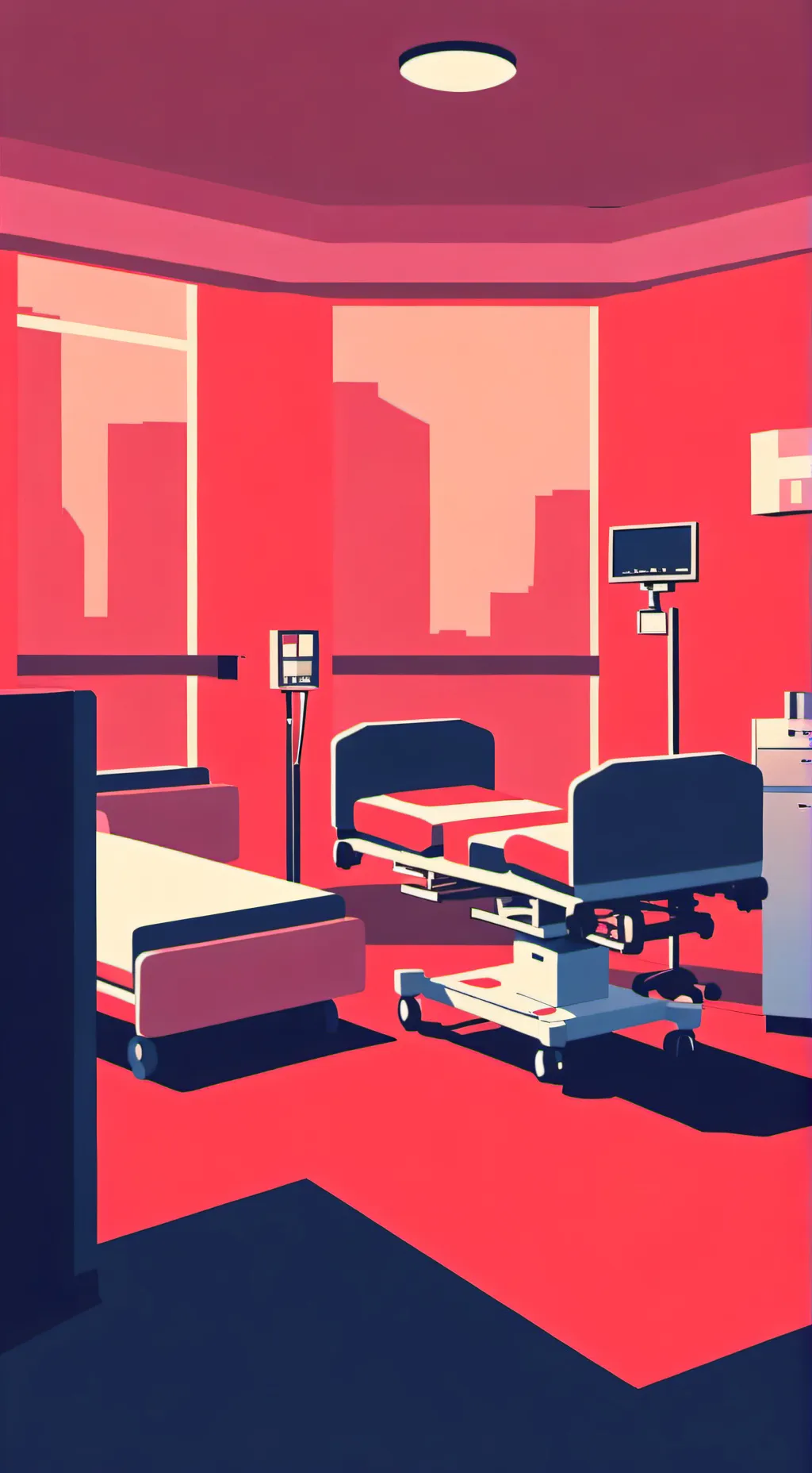 ai character: FearedHospital background