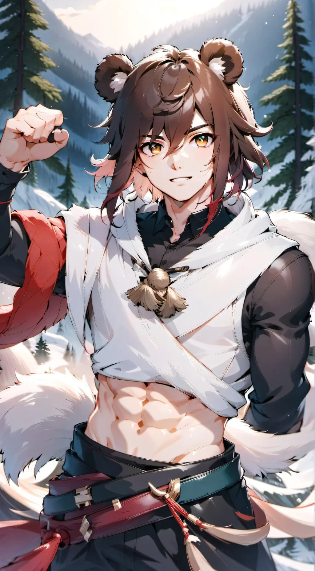 ai character: 🌲Pine🌲 background
