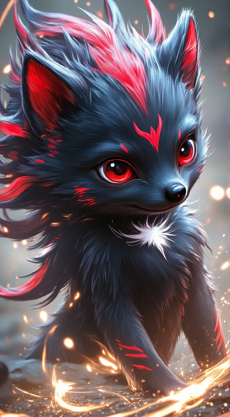 ai character: Hedgedog Shadow  background