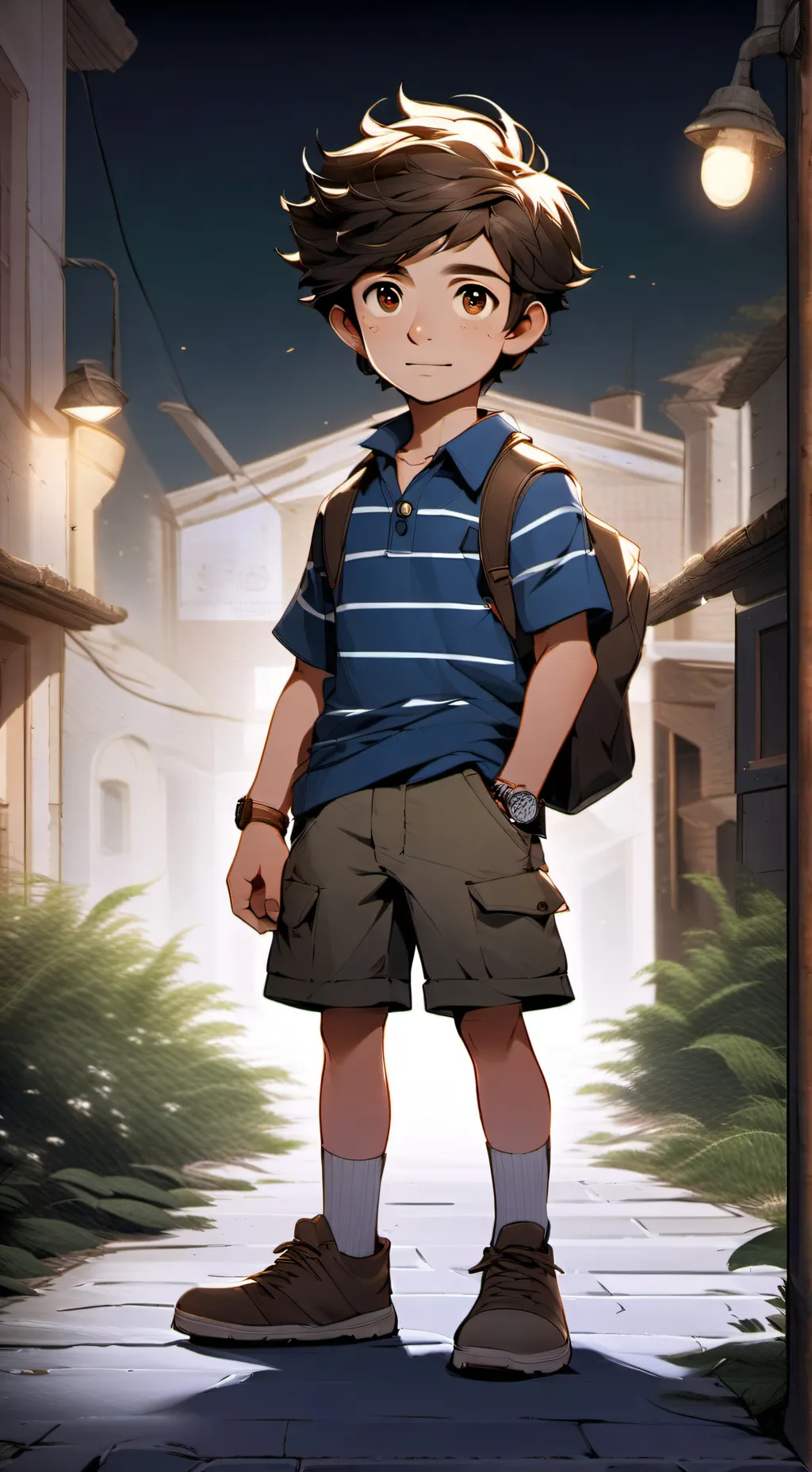 ai character: Gregory  background