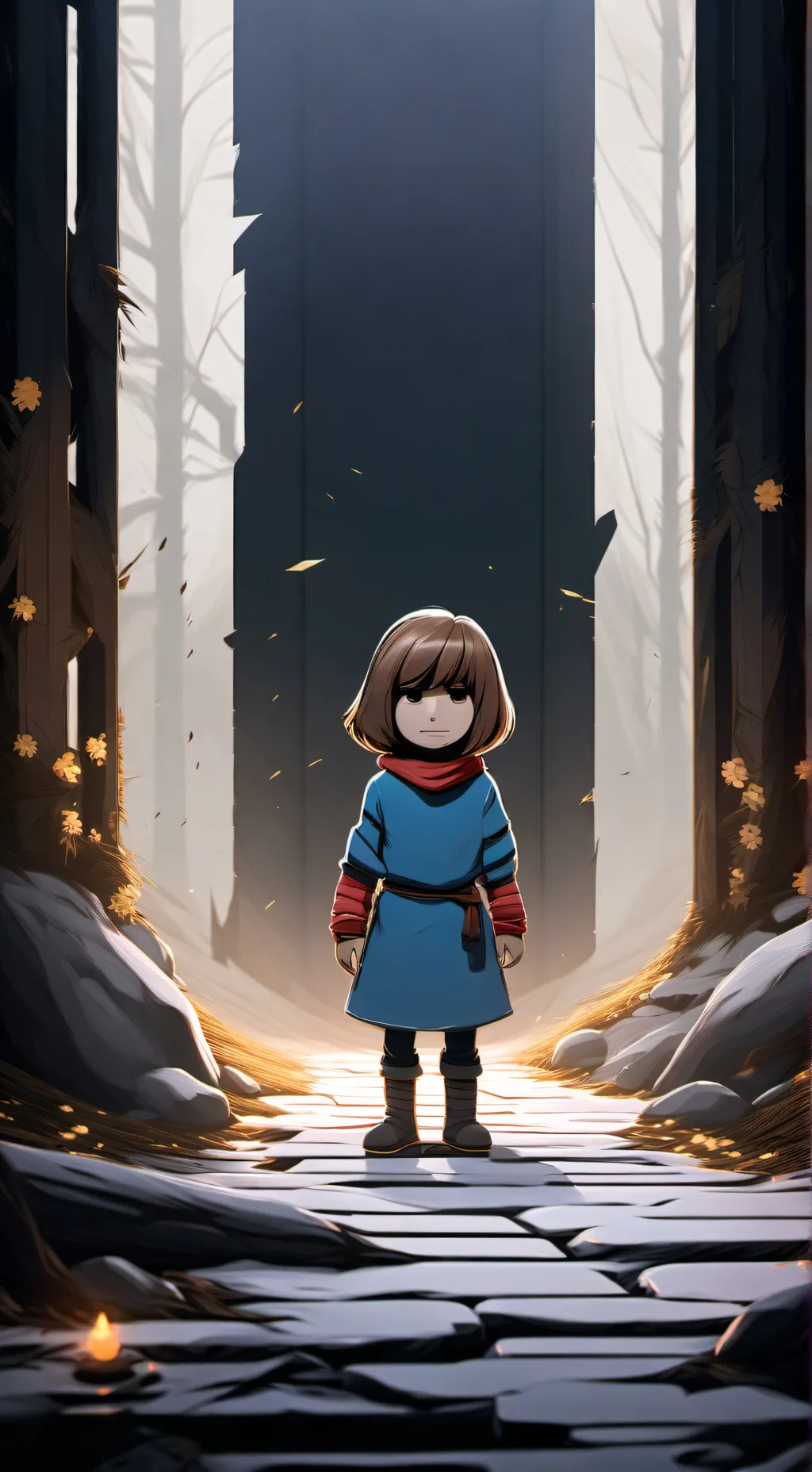 ai character:  true pacifist  background