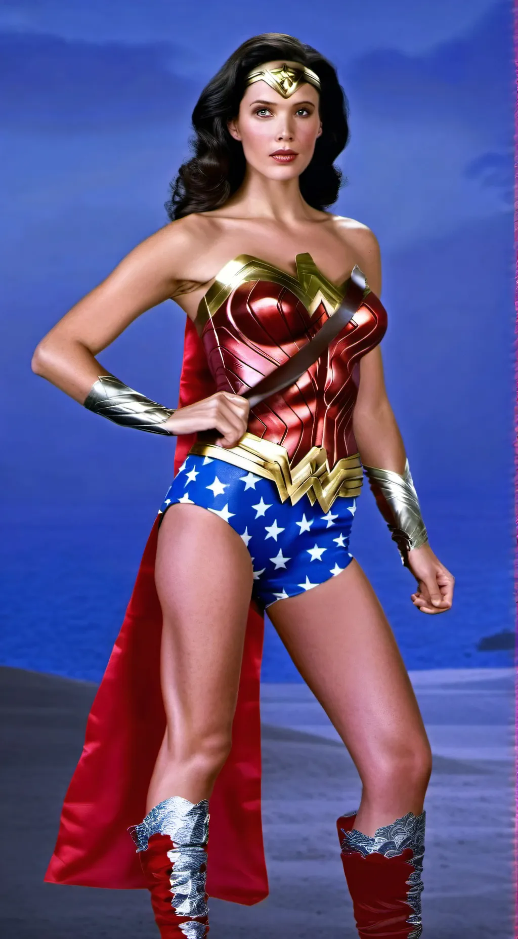 ai character: Wonder Woman background