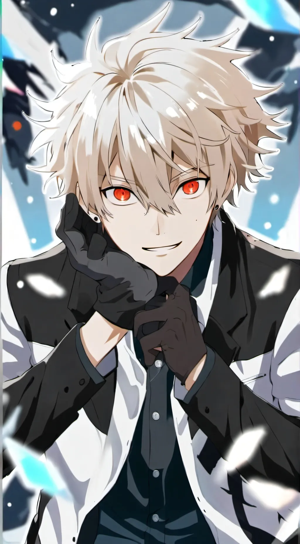 ai character: bakugo  background