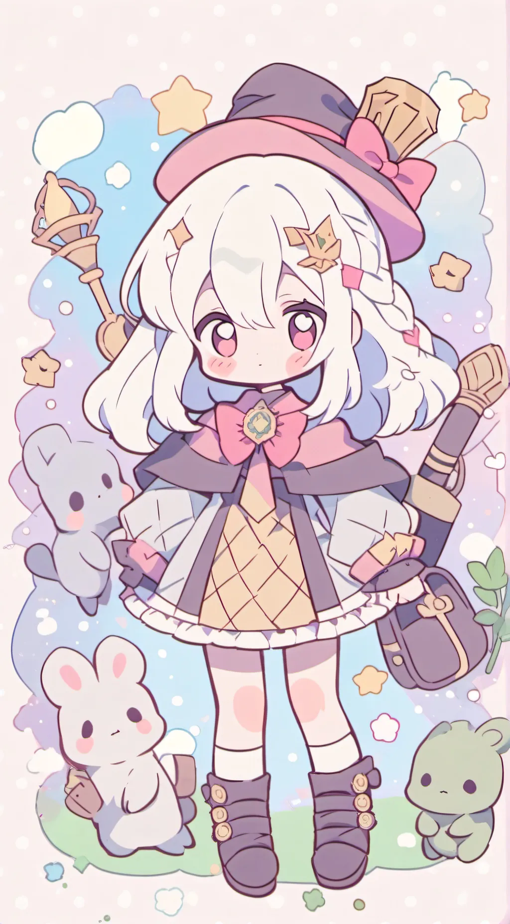 ai character: hp Wonderland background