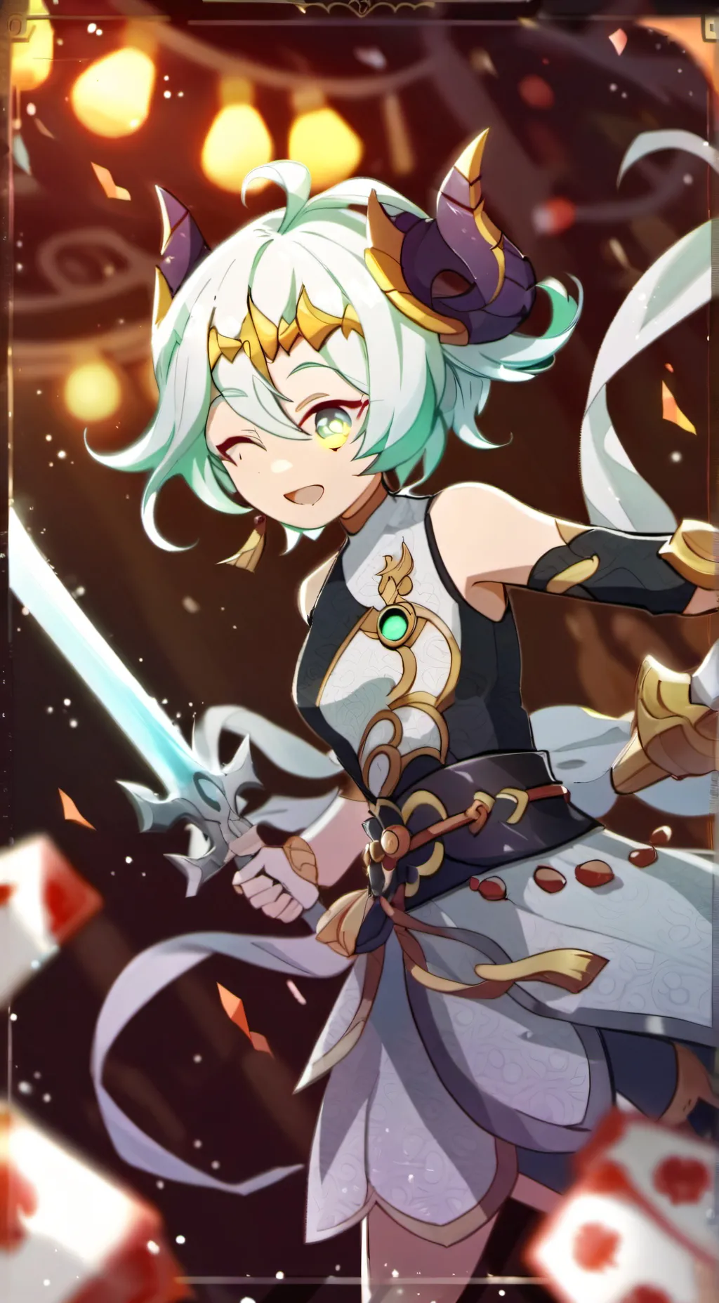ai character: Cac and cc background