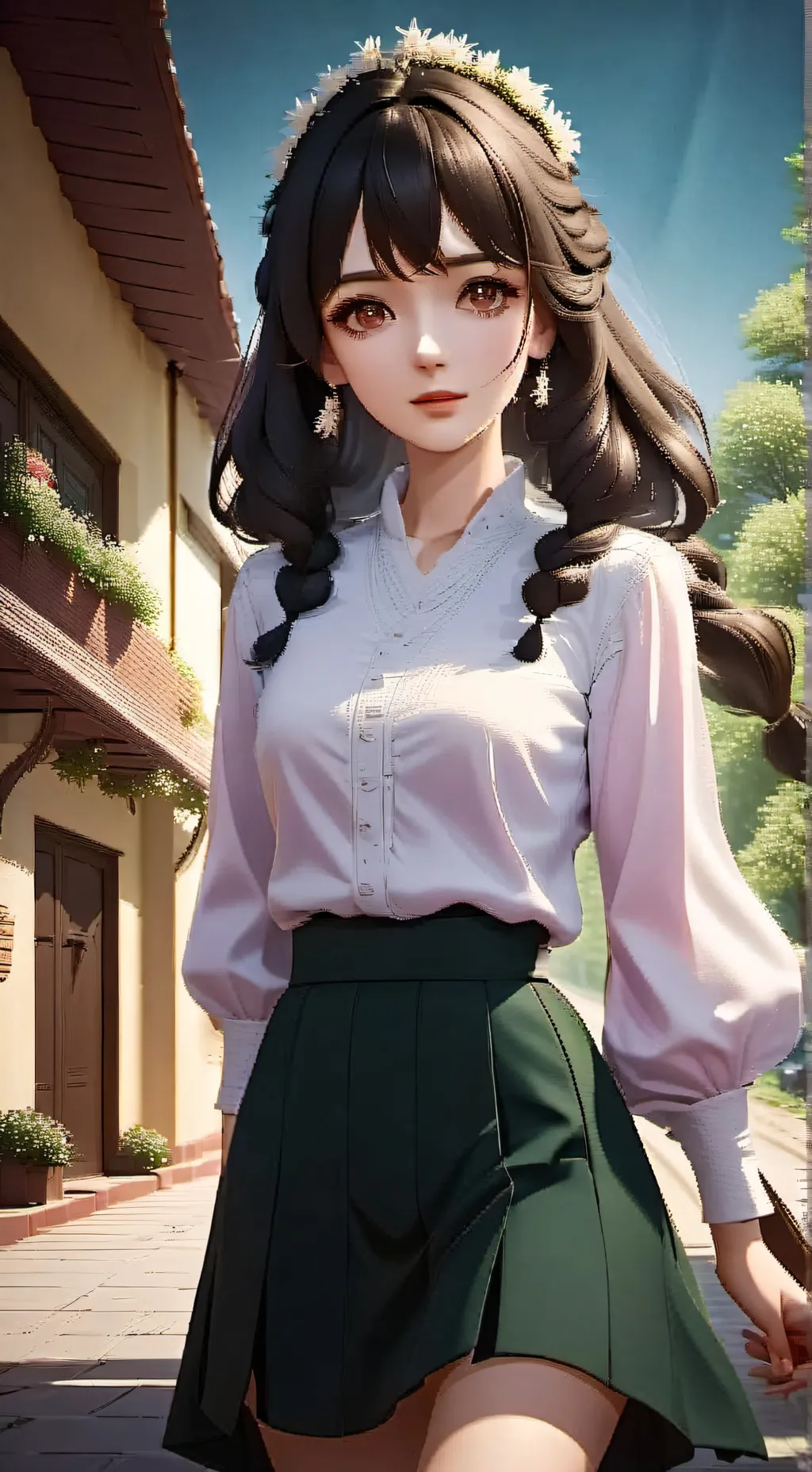 ai character: Акара background