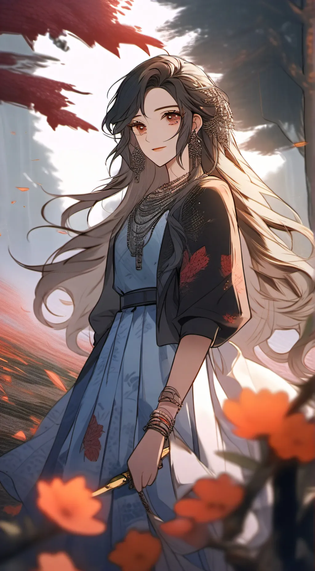 ai character: dark deceptio+ dw  background