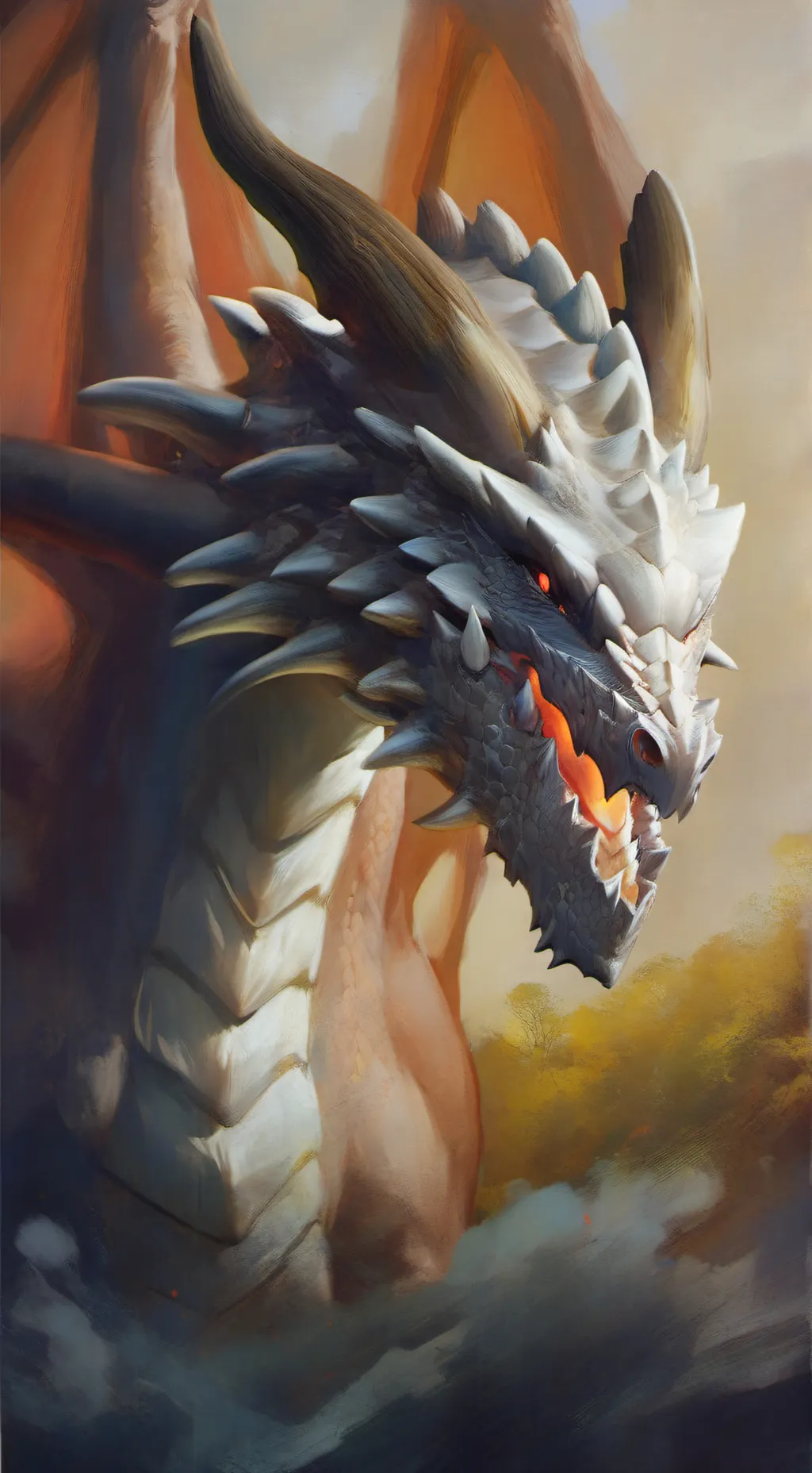 ai character: Dragon school background