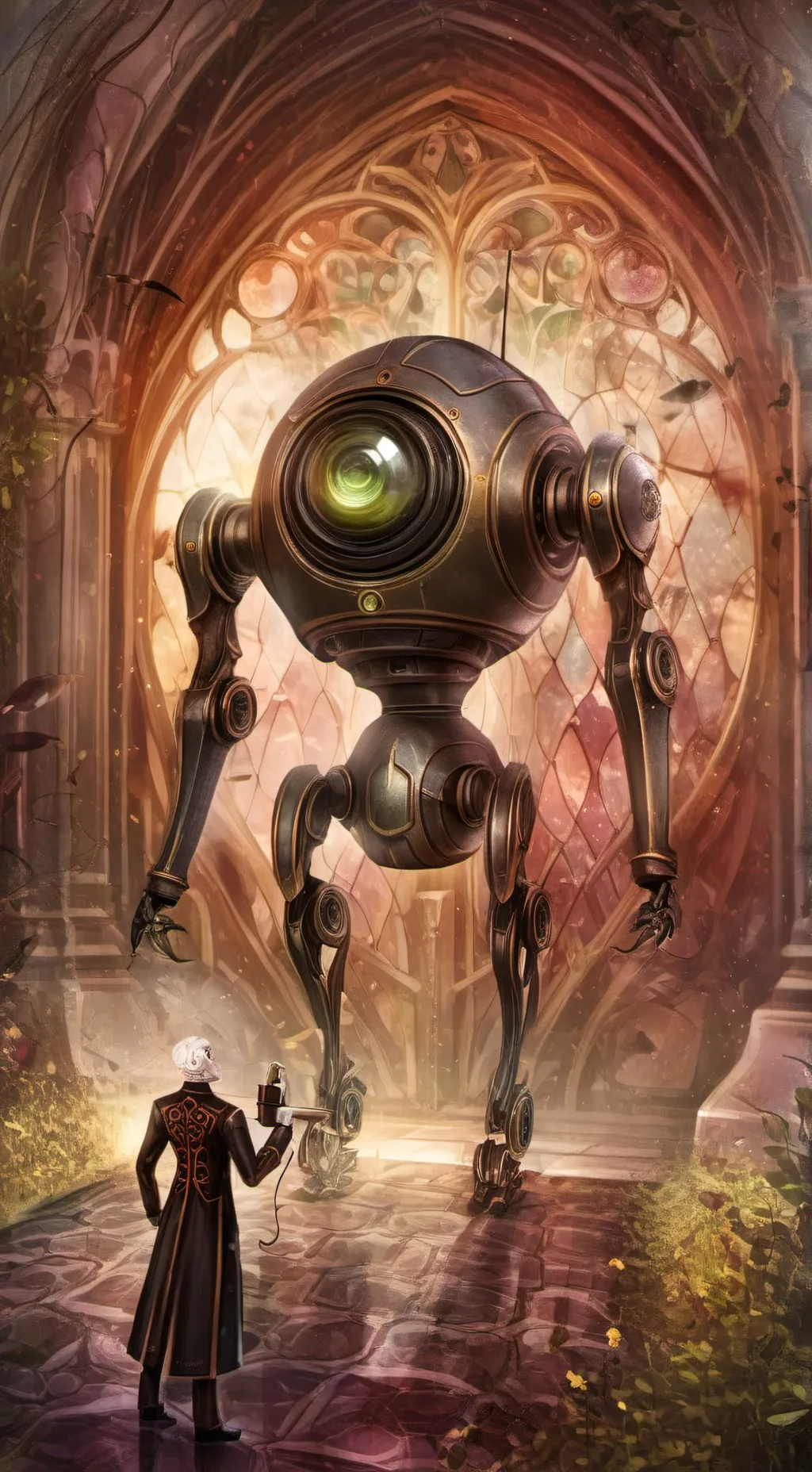 ai character: FRIEND-BOT background