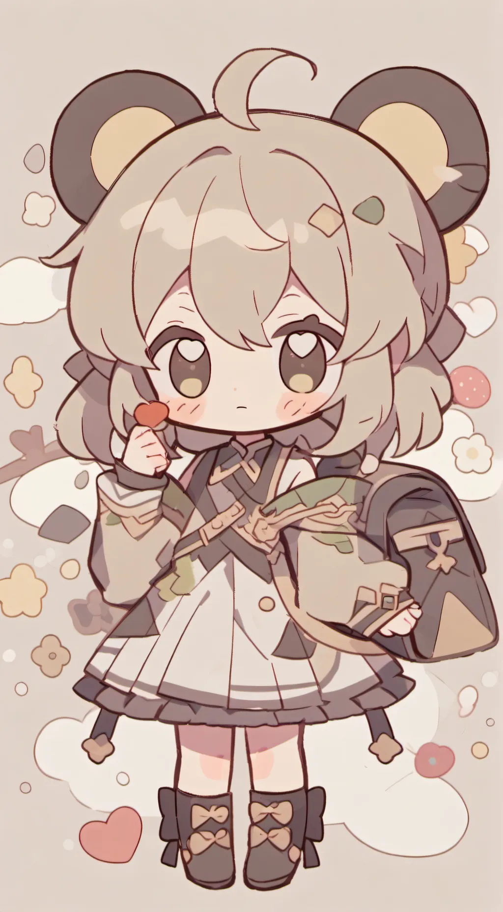 ai character: streamer 🫶🏻🥰 background
