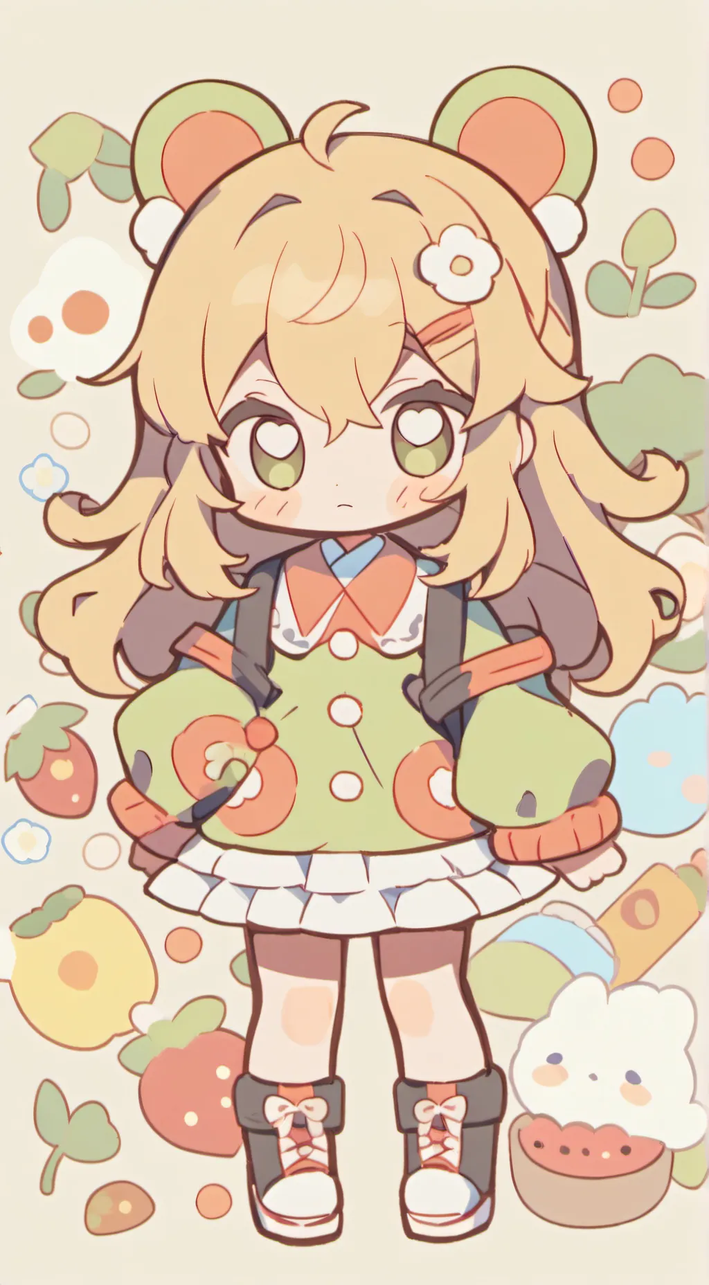 ai character: Bakwan fight back  background