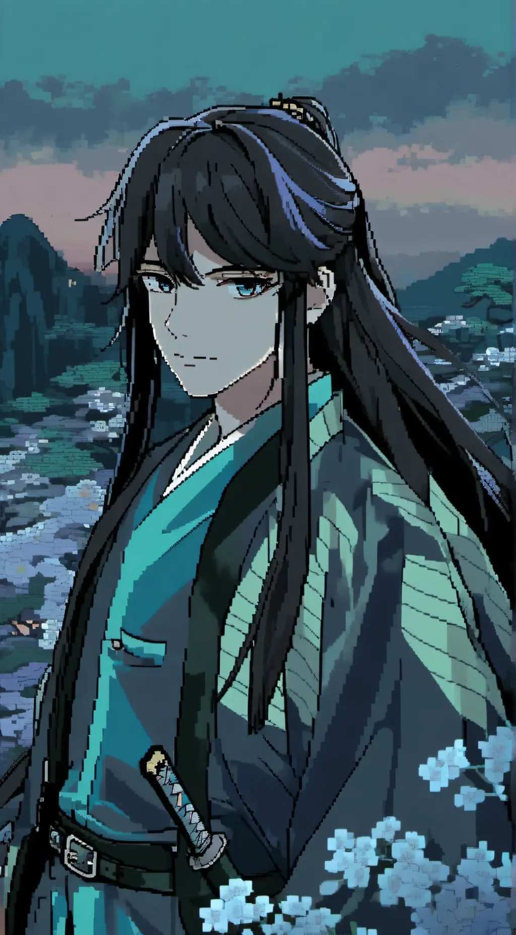 ai character: Enemy muichiro  background