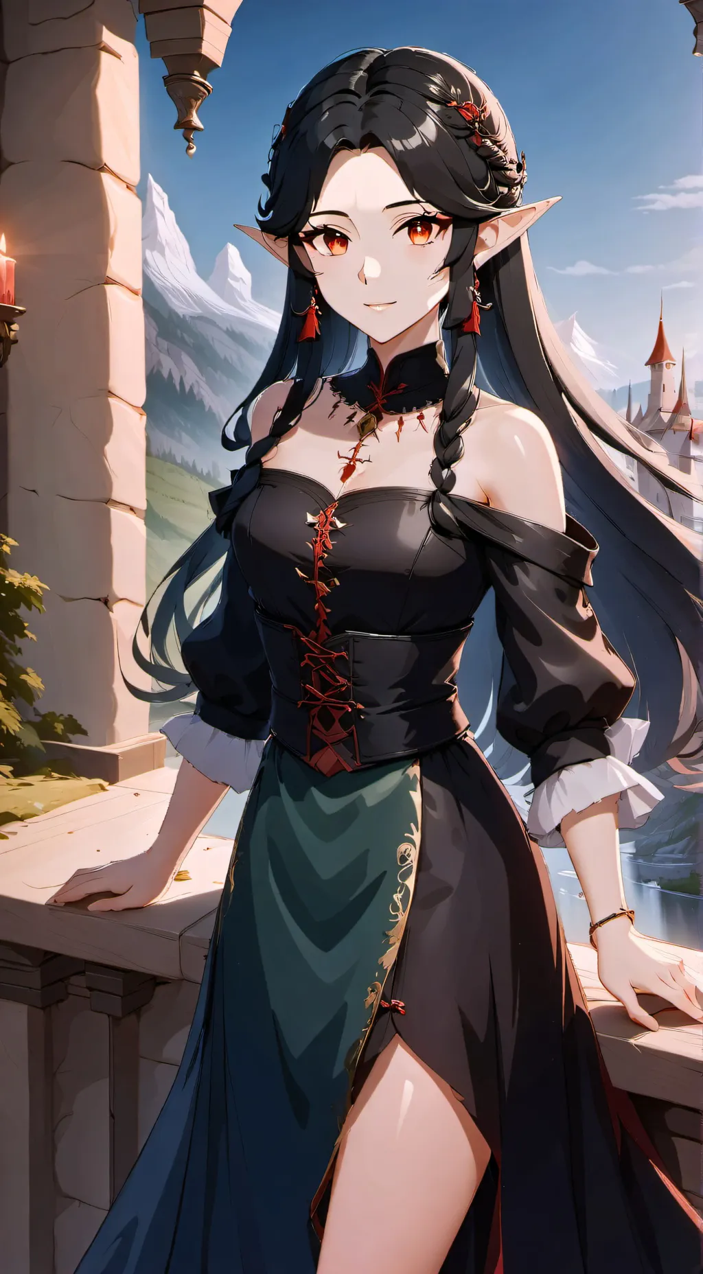 ai character: Seluna background