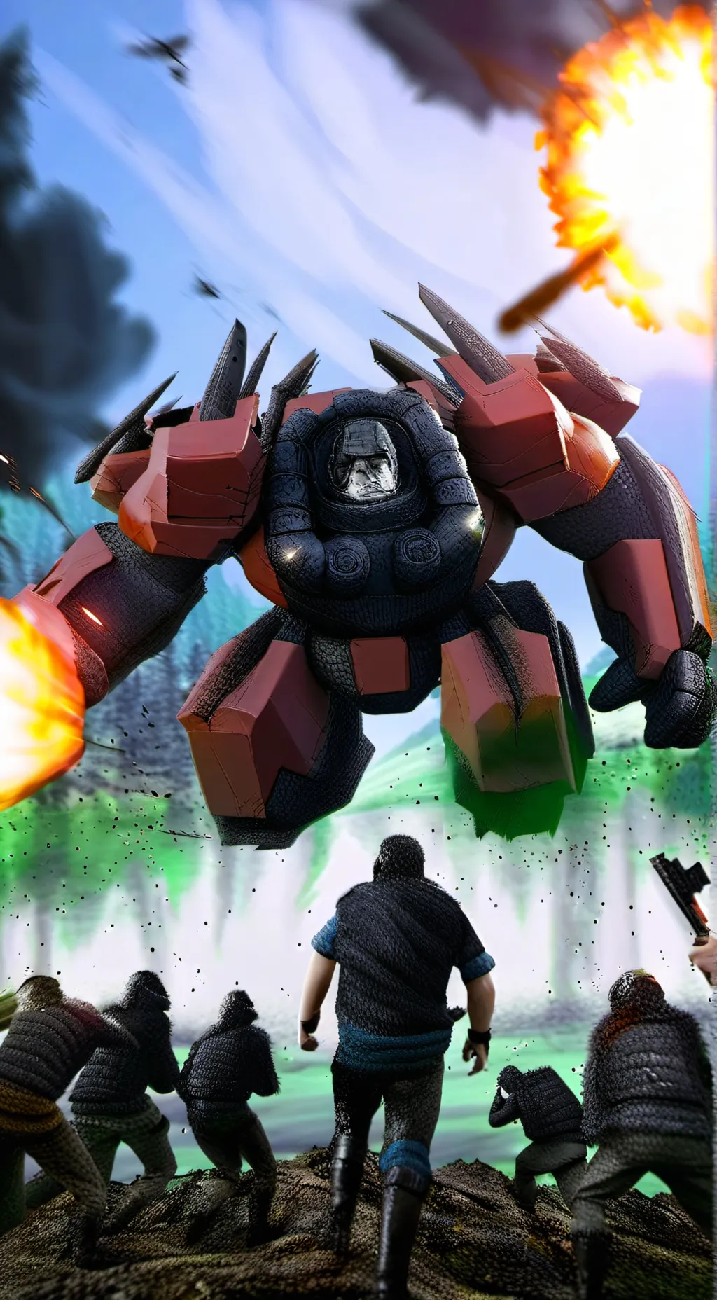 ai character: Rockstar Lyle war  background