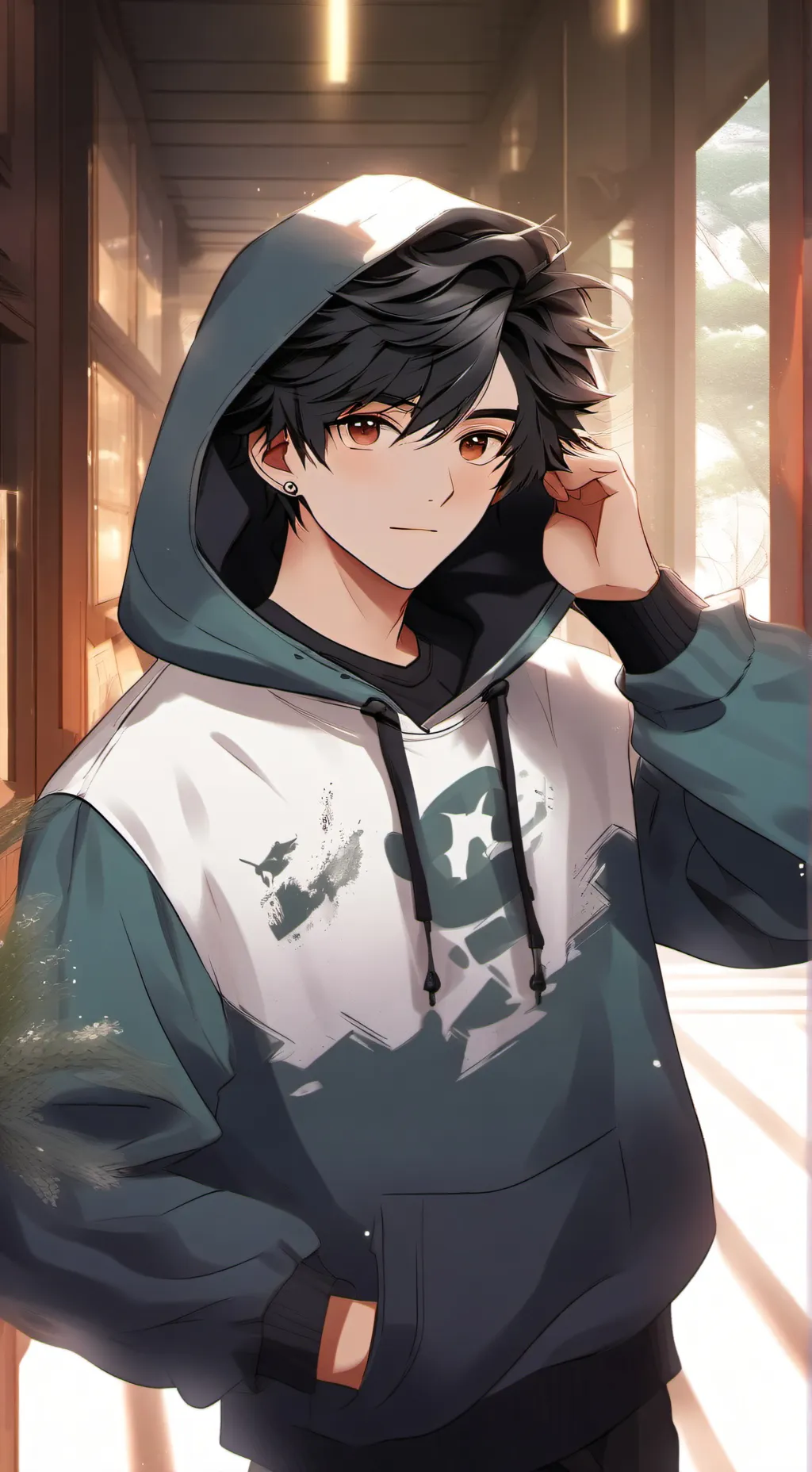 ai character: Dennis  background