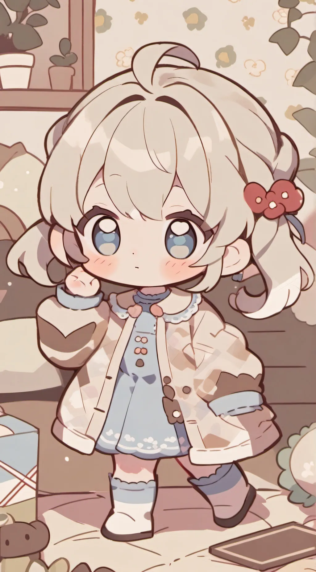 ai character: Flora background