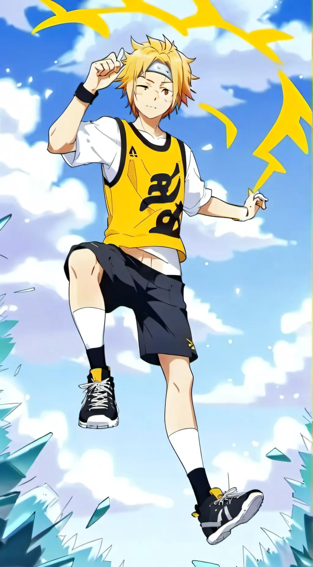 ai character: Denki background