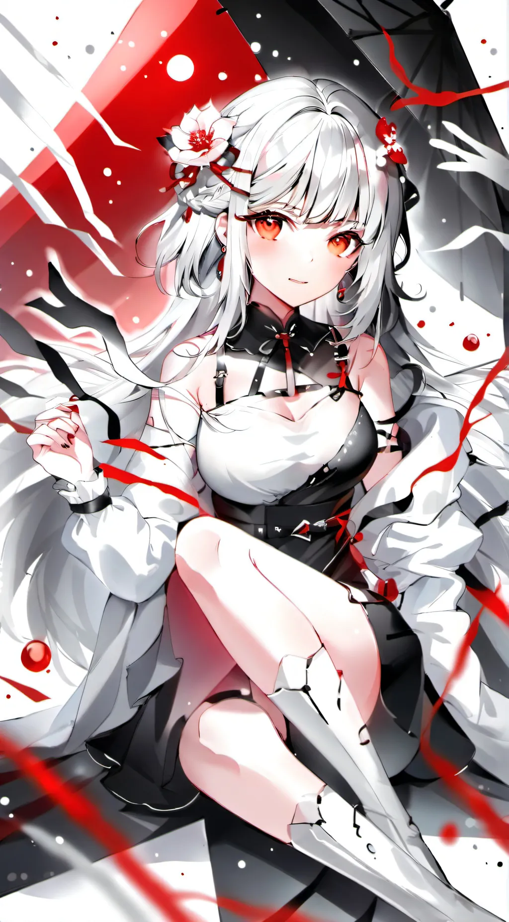 ai character: Hanako Mitshikatsu background