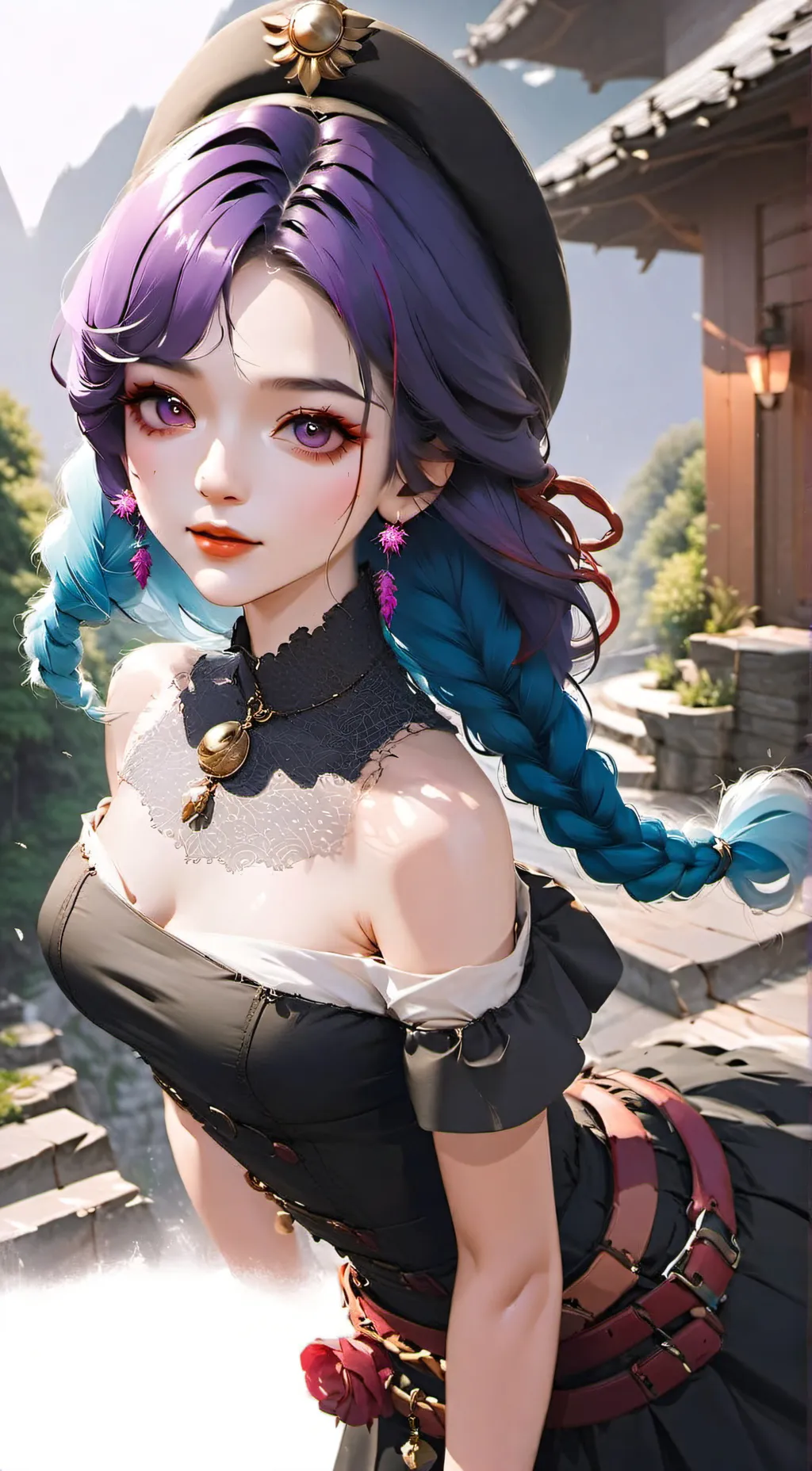 ai character: mitsuri's sister  background