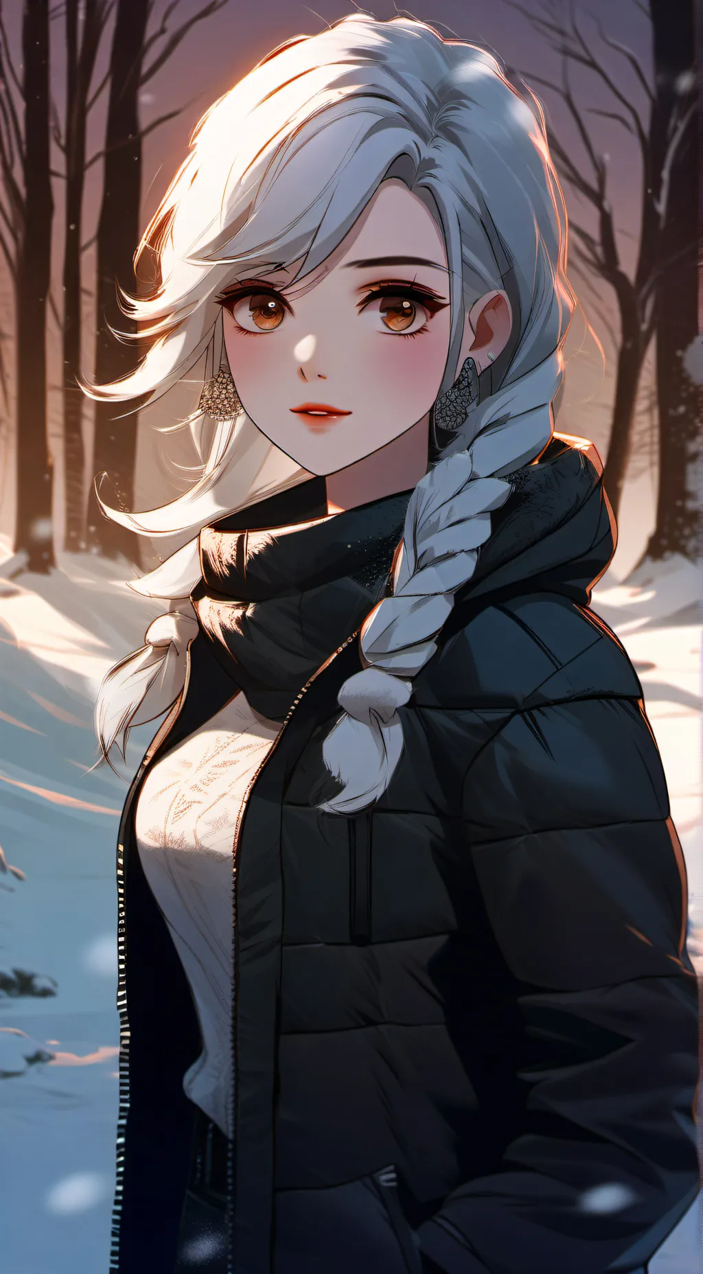 ai character: cassy rosey background