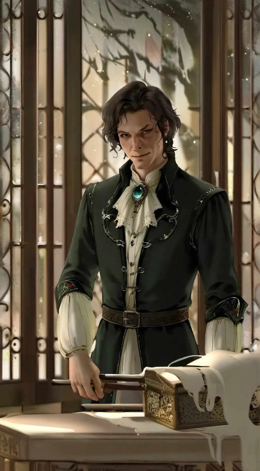 ai character: Peter Pan background