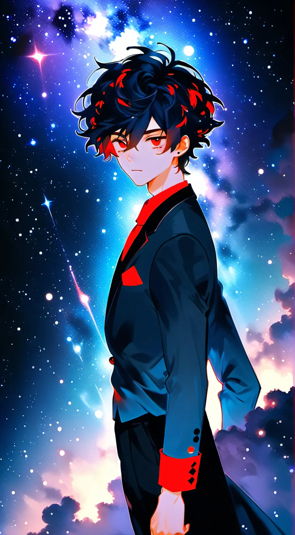 ai character: Shadow ( human) background