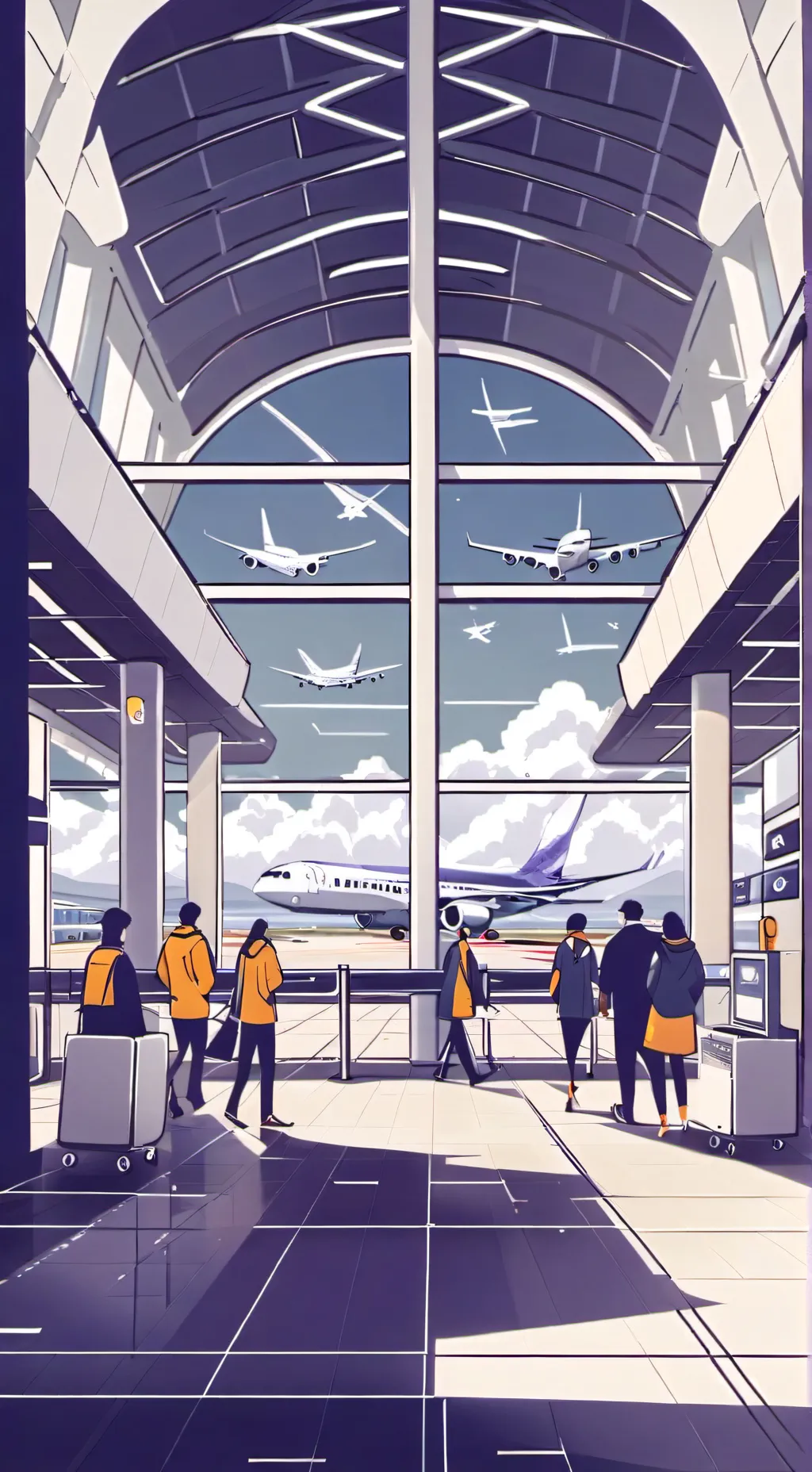 ai character: DW AIRPORT  background
