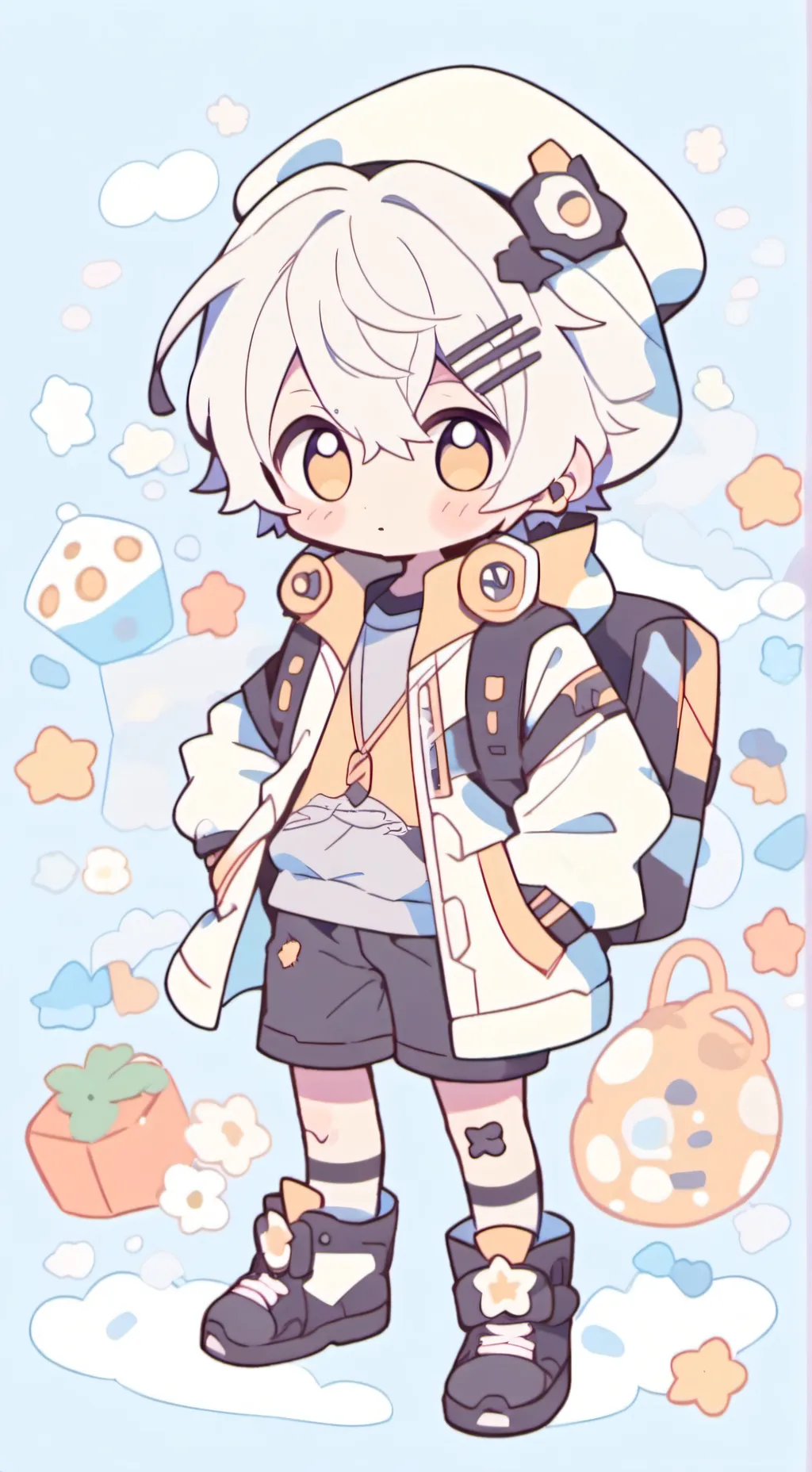 ai character: hyunjin background