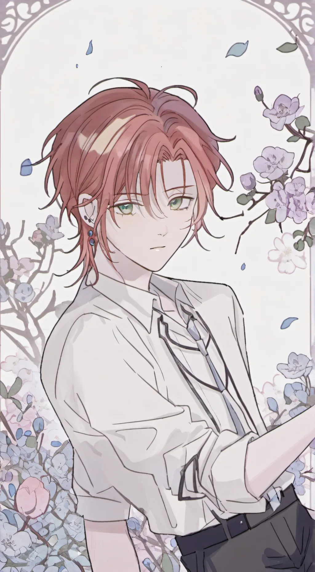 ai character: Kai ^^ background