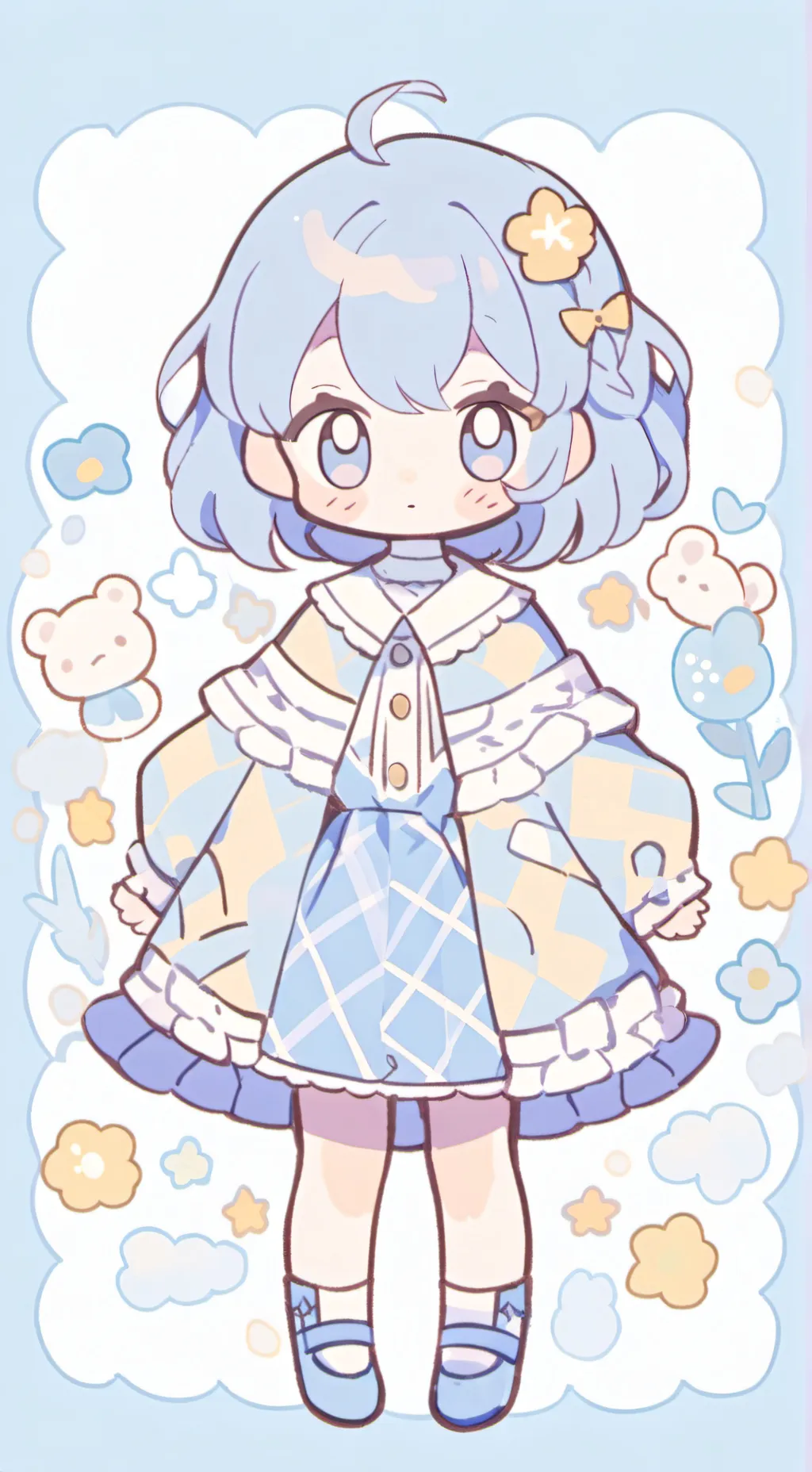 ai character: Miss T￼ background
