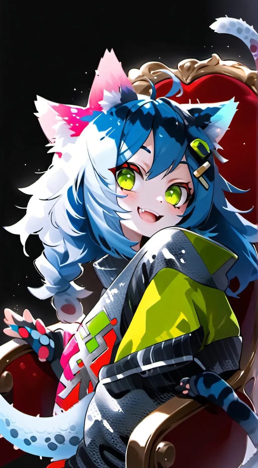 ai character: Chamele-Furri background