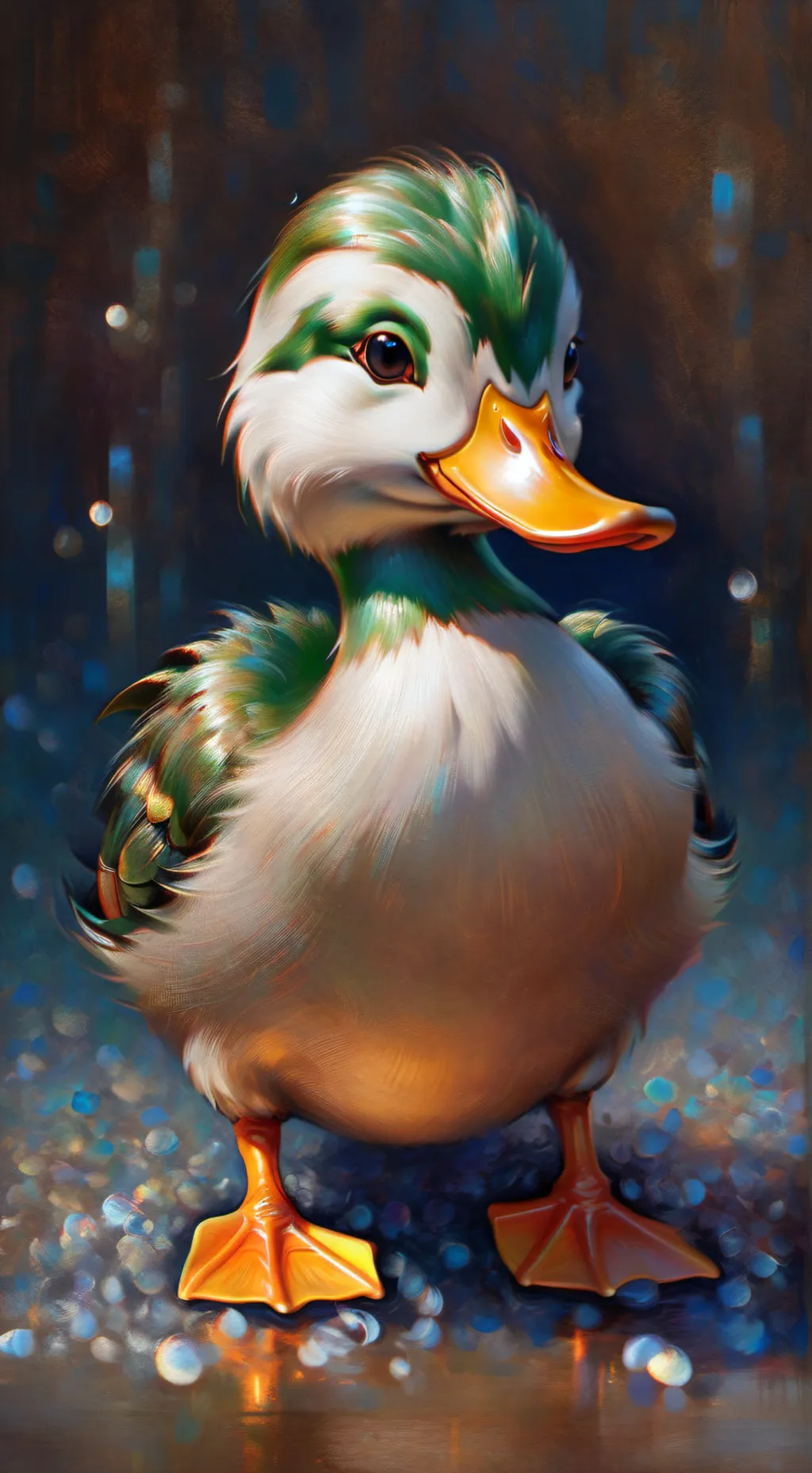 ai character: quackery background