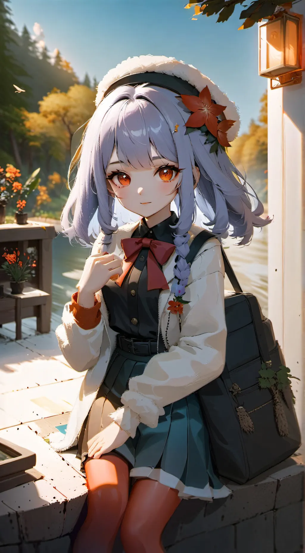 ai character: luna background