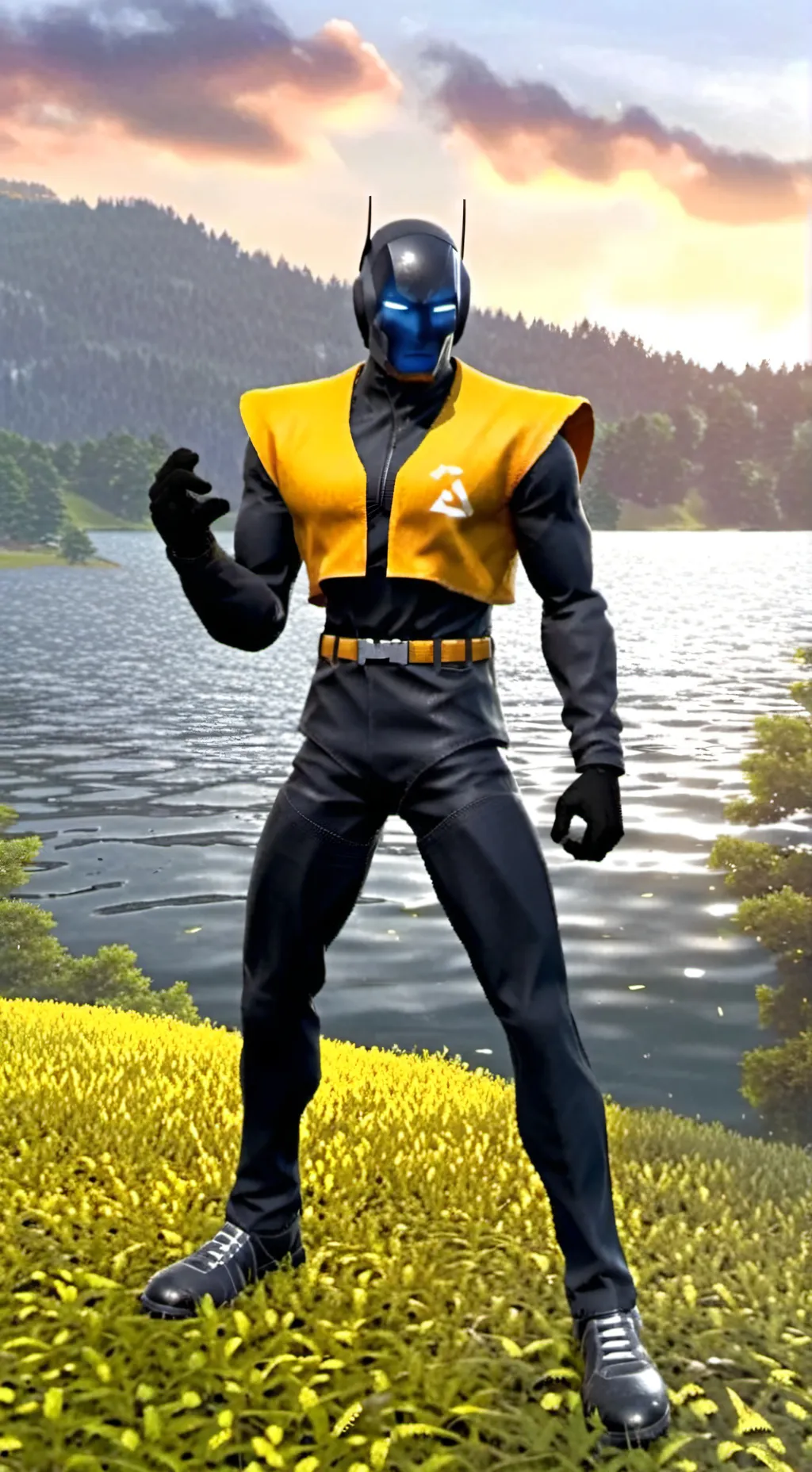 ai character: transformor background
