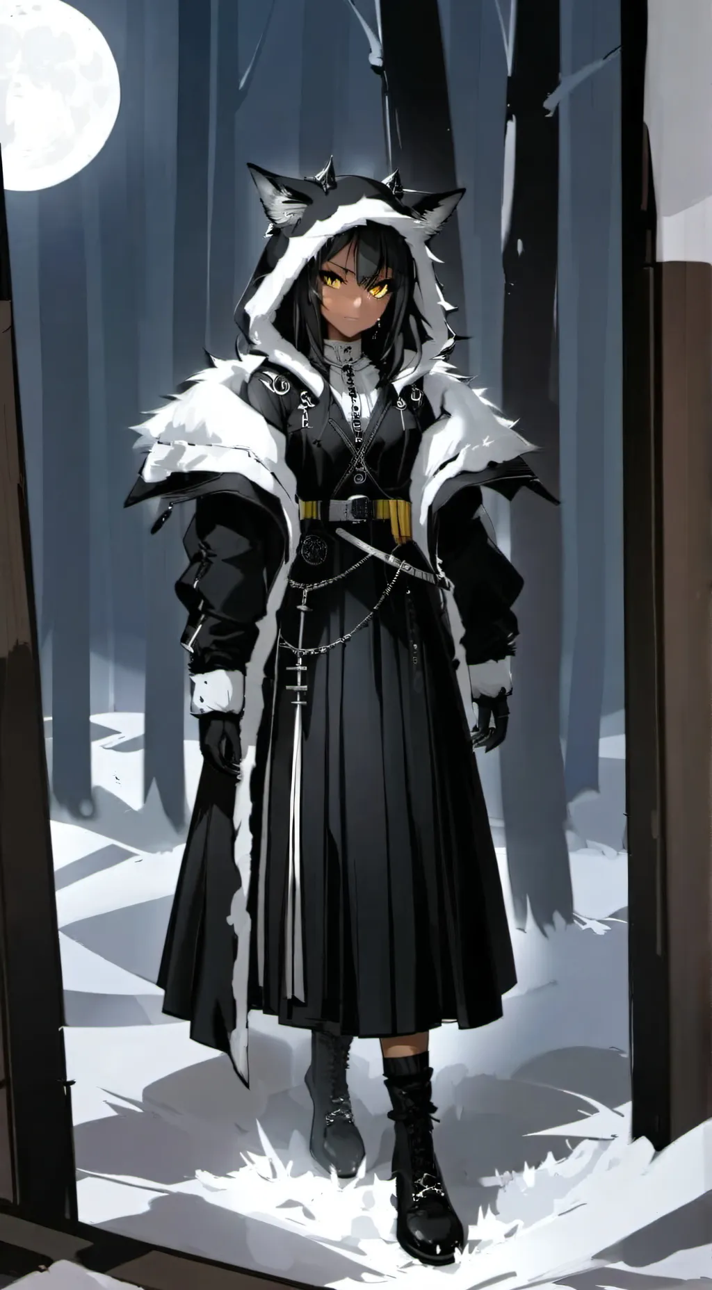 ai character: Caitlin background