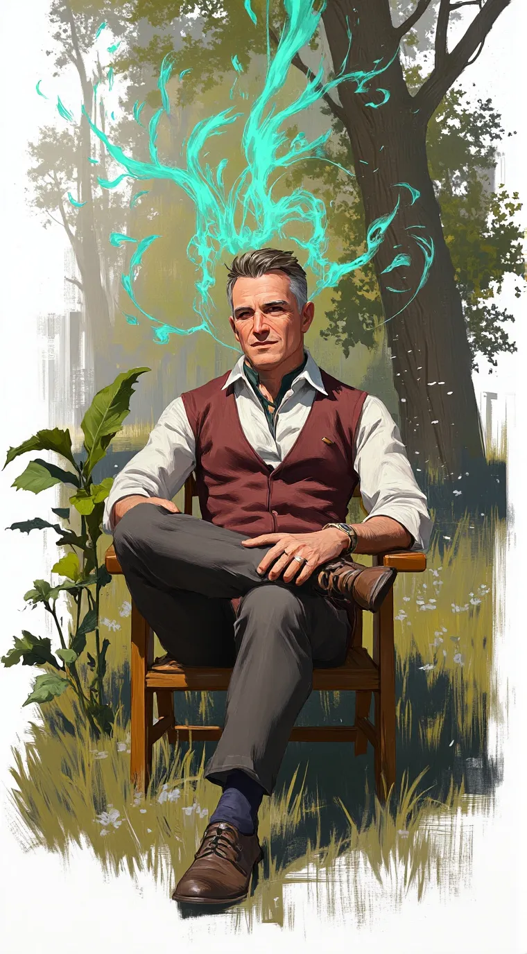 ai character: Uncle Matt  background