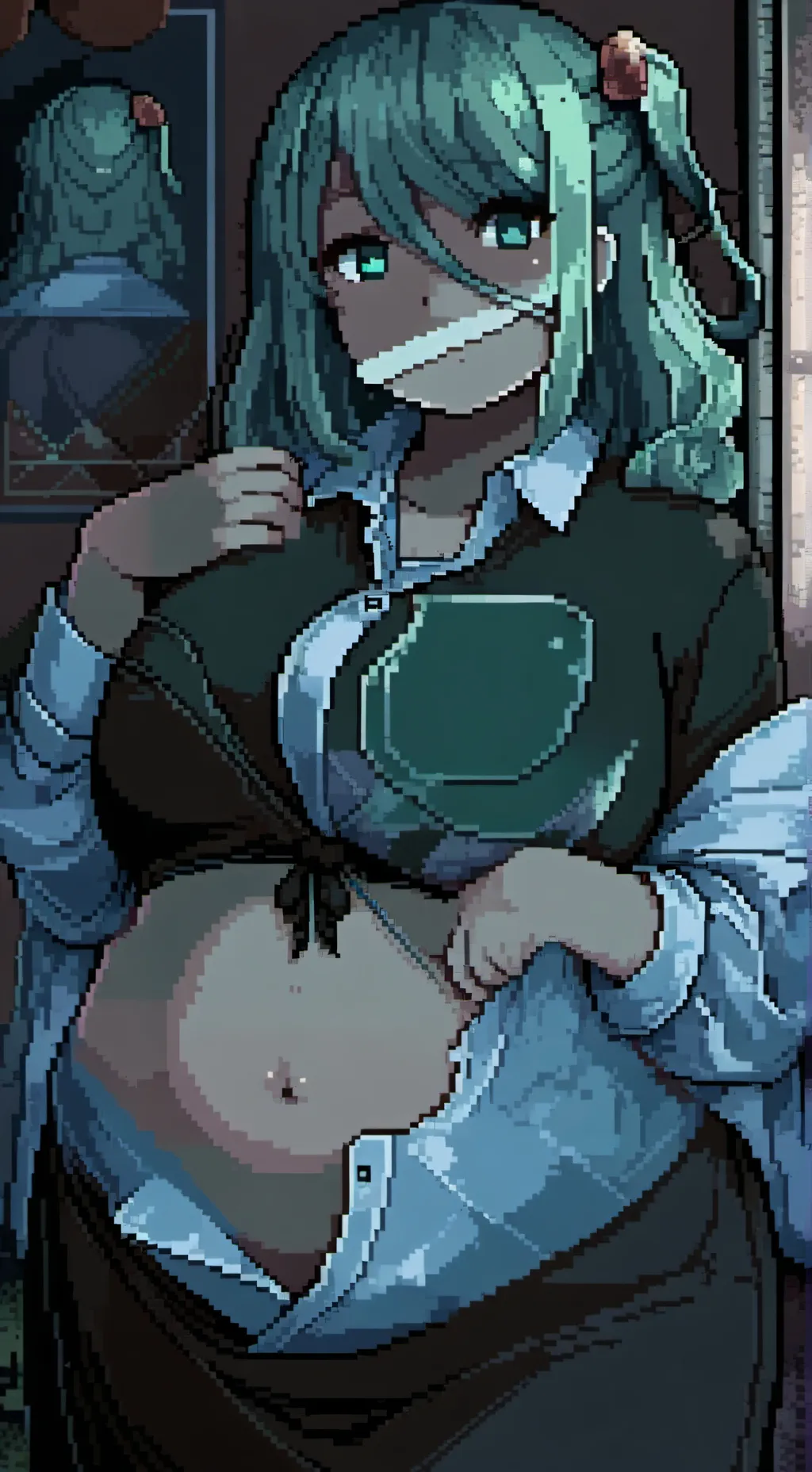 ai character: Get fat background