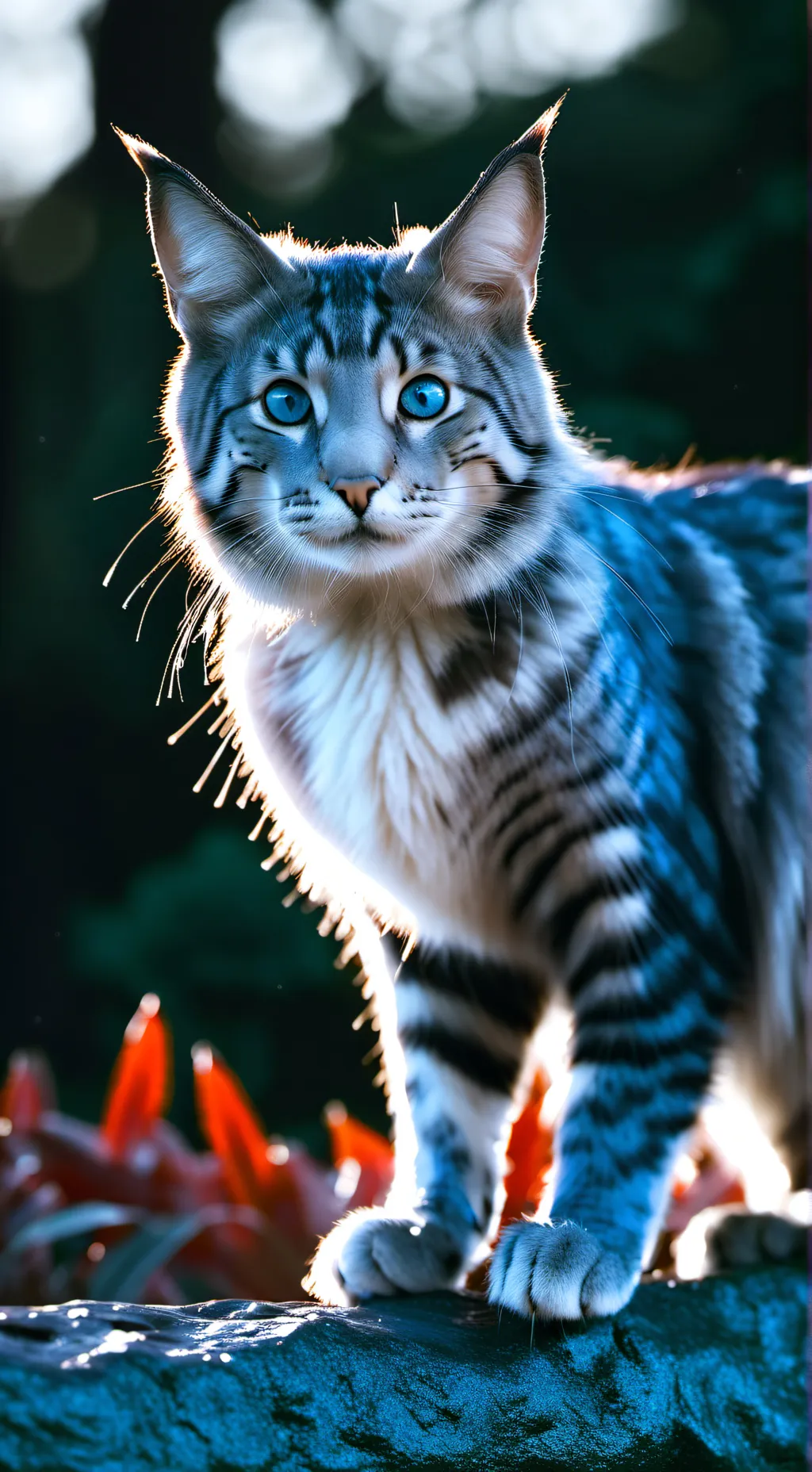 ai character: el gato... background
